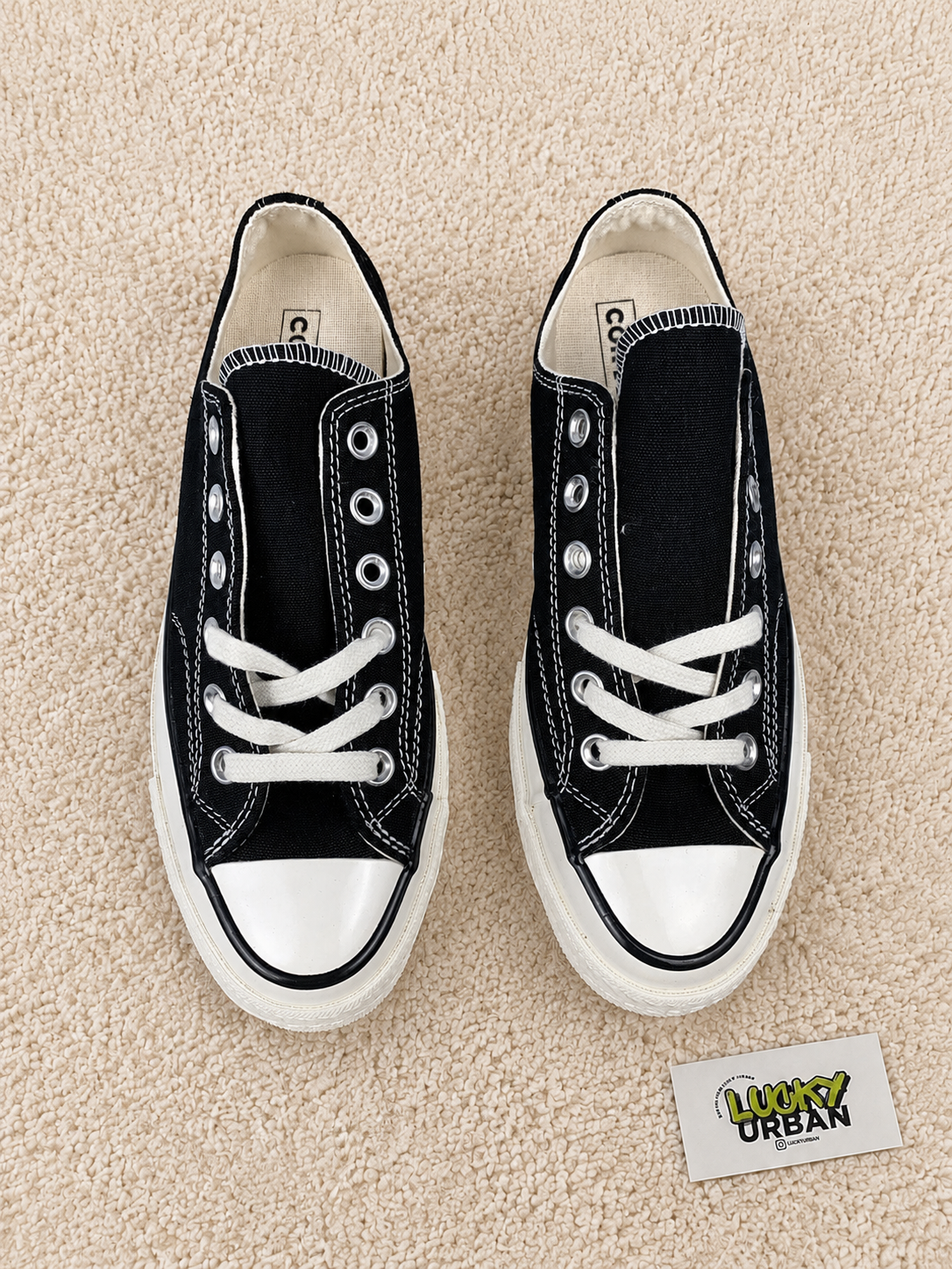CONVERSE CHUCK TAYLOR ALL STAR LOW PRETO / BRANCO