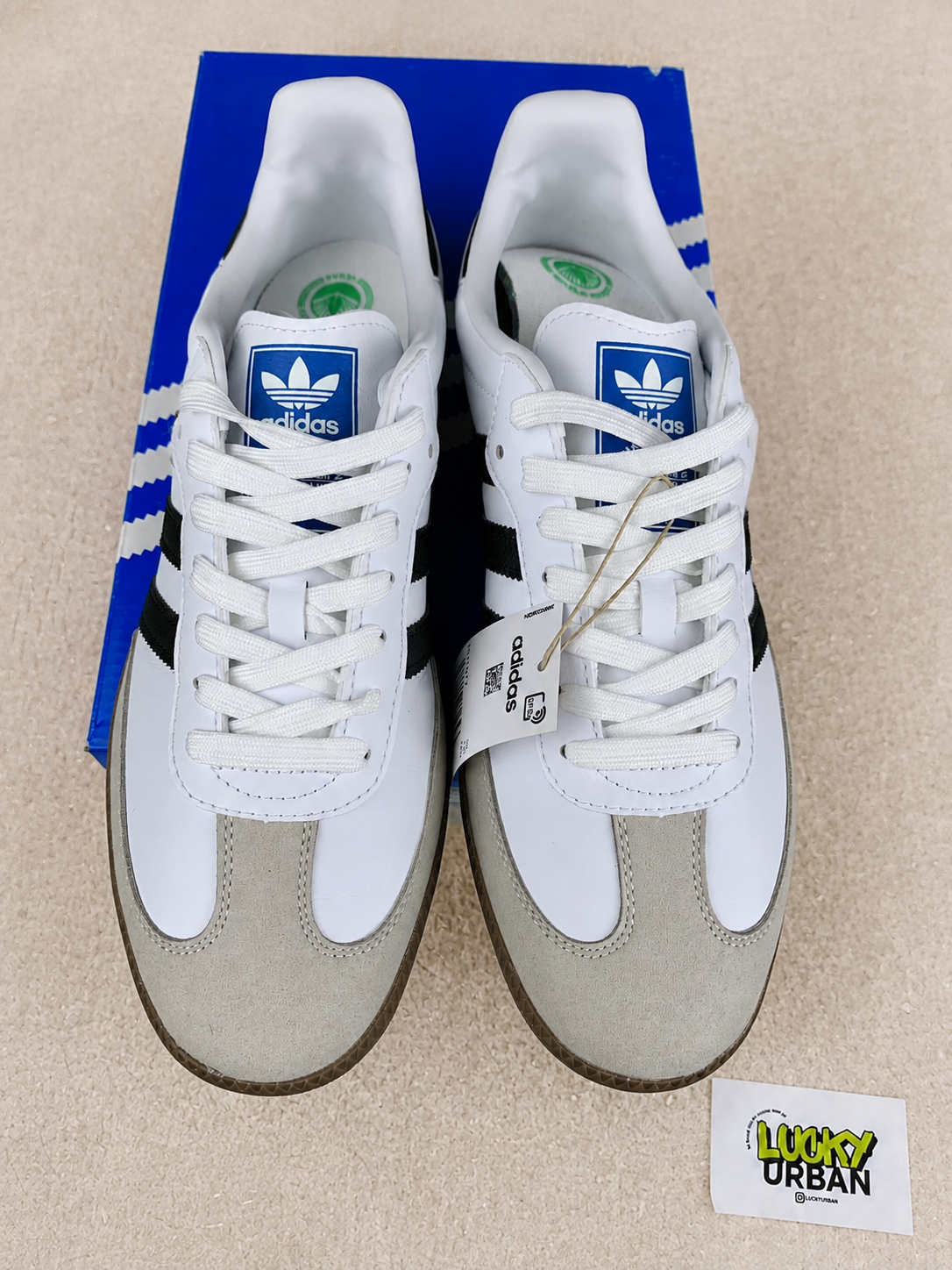 ADIDAS SAMBA BRANCO / PRETO