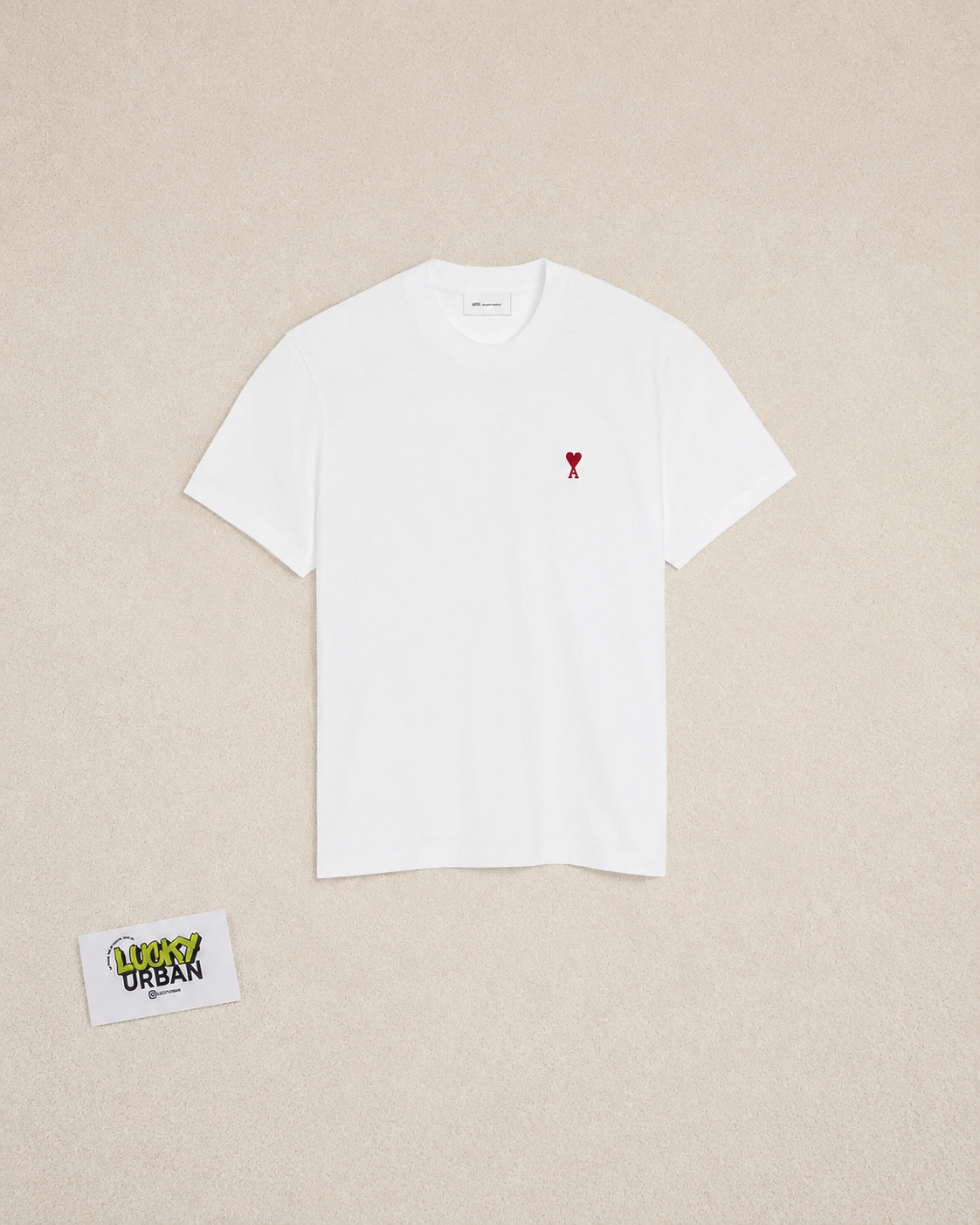 AMI T-SHIRT BRANCA