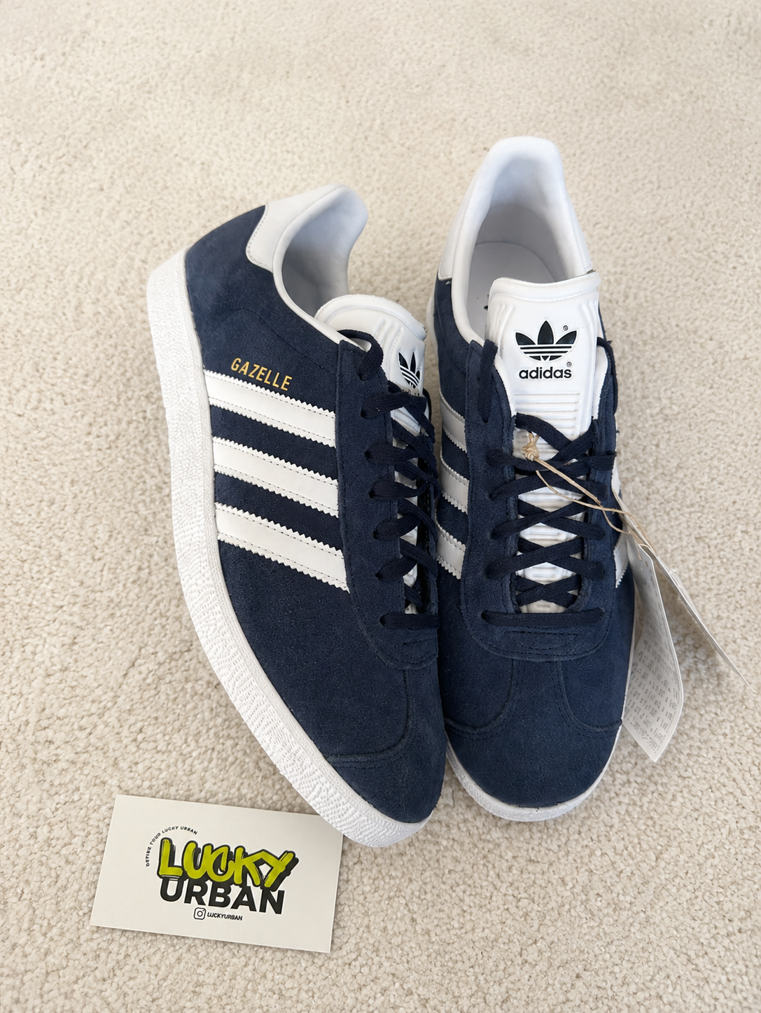 ADIDAS GAZELLE AZUL-MARINHO / BRANCO