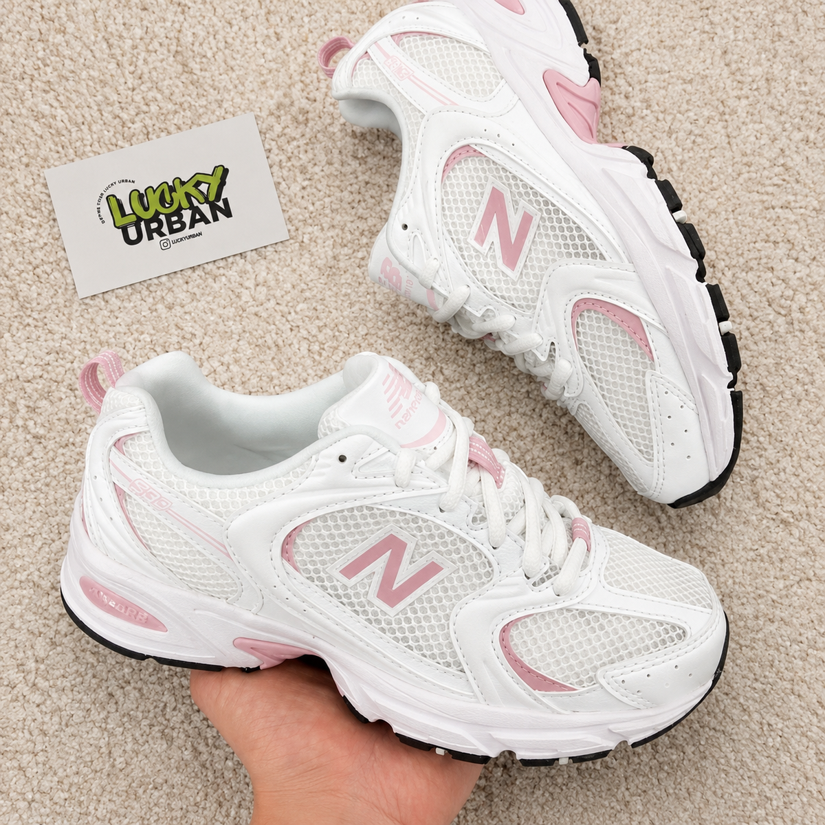 NEW BALANCE 530 BRANCO / ROSA