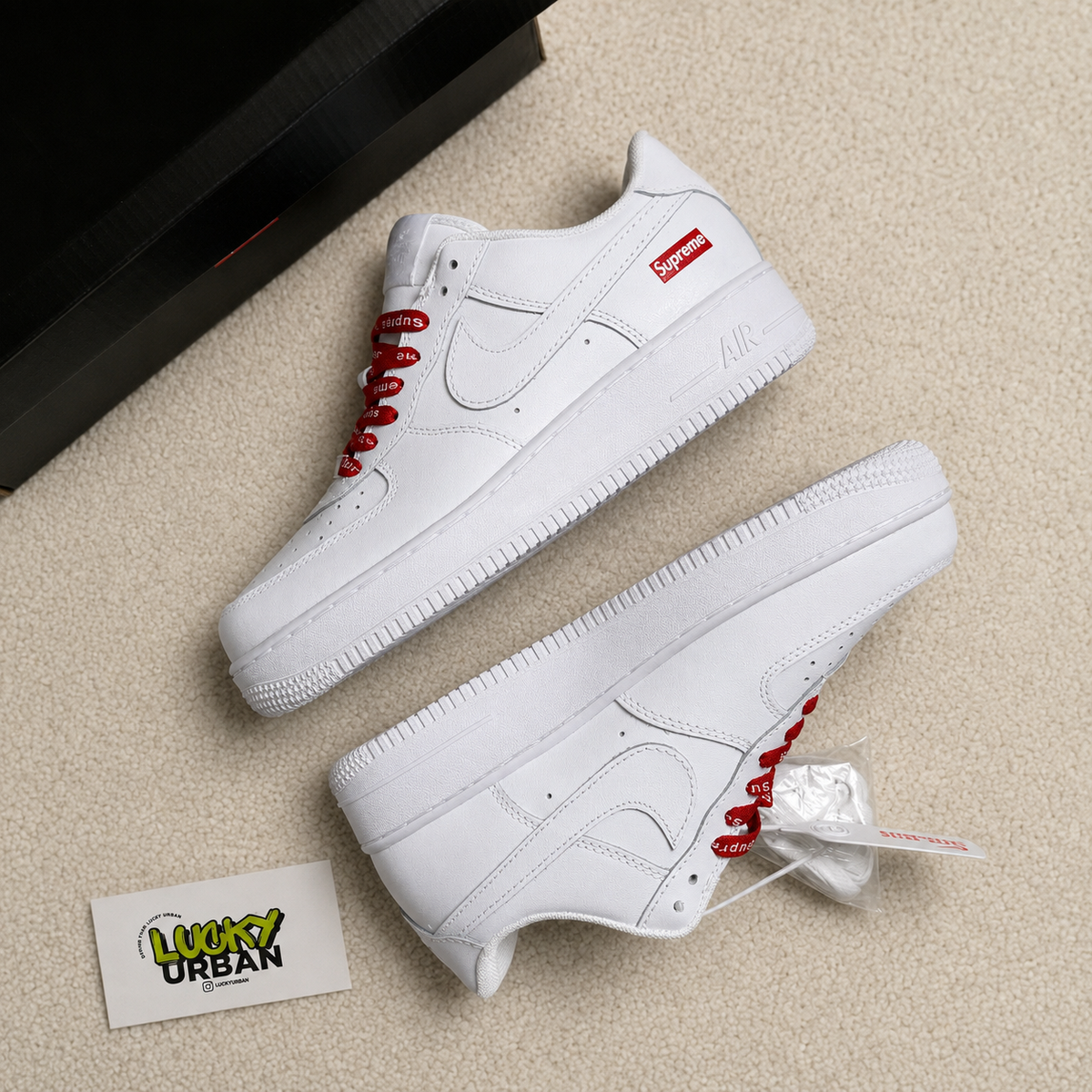 NIKE AIR FORCE 1 LOW SUPREME BRANCO