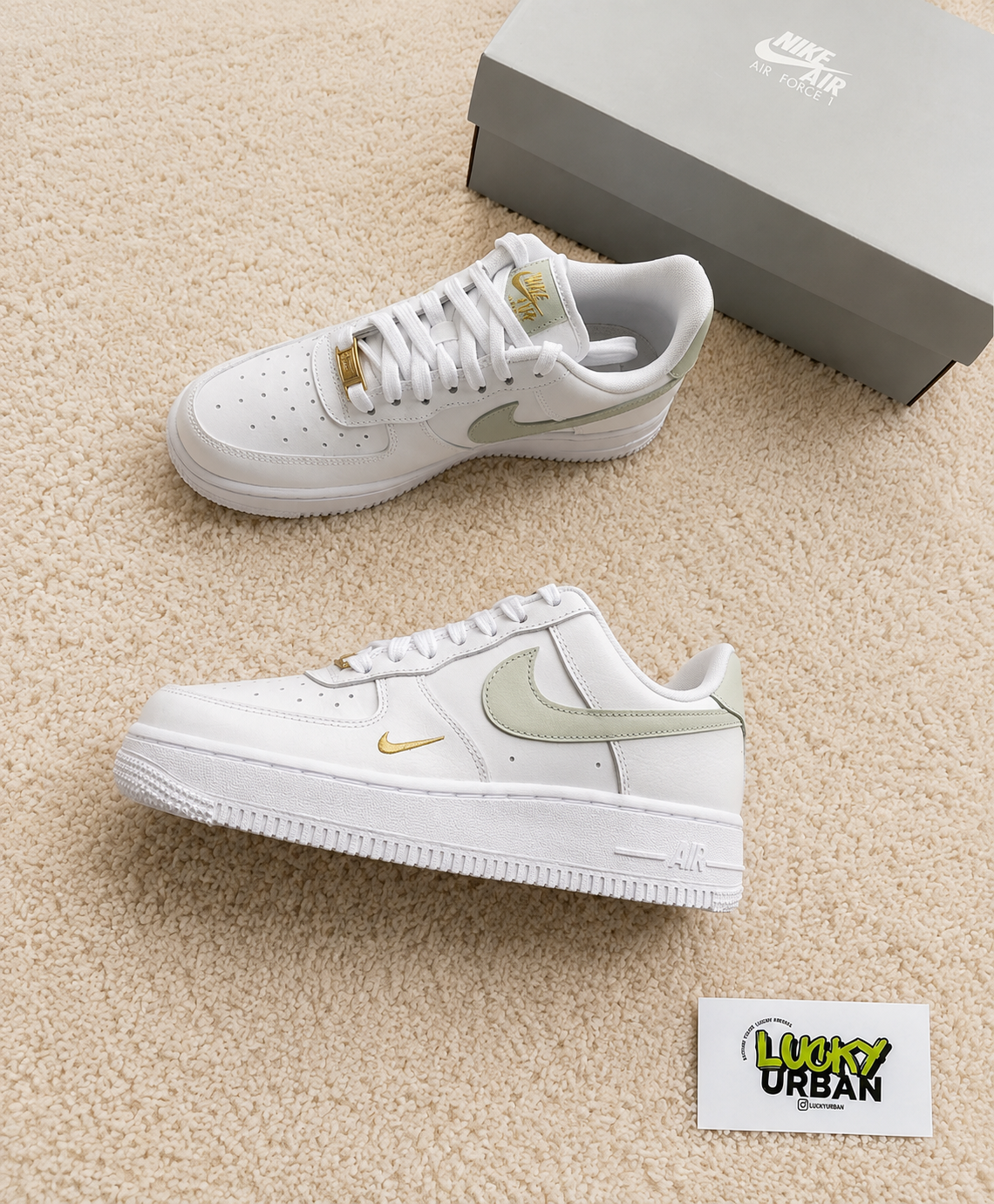 NIKE AIR FORCE 1 LOW BRANCO / CINZA