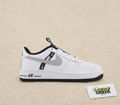 NIKE AIR FORCE 1 LOW BRANCO / CINZA / PRETO