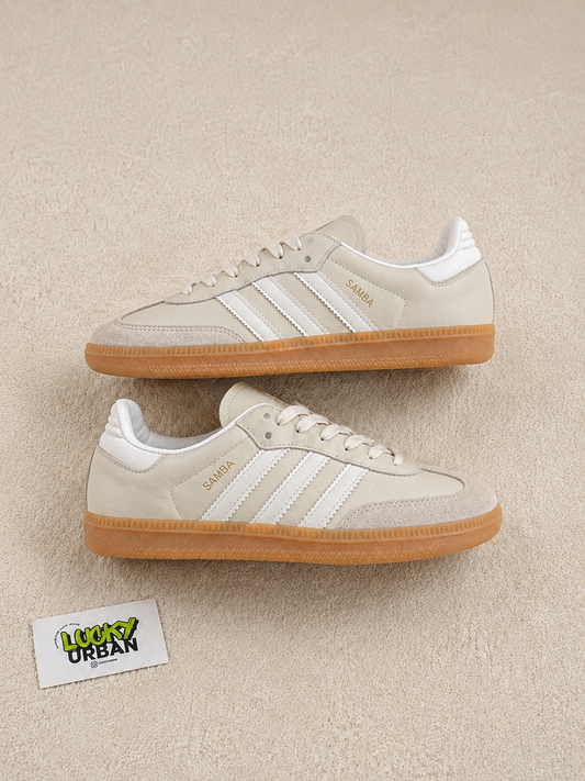 ADIDAS SAMBA BEGE / BRANCO