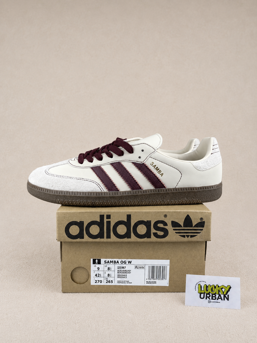 ADIDAS SAMBA BEGE / BORDÔ