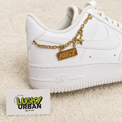 NIKE AIR FORCE 1 LOW BRANCO / CORRENTES