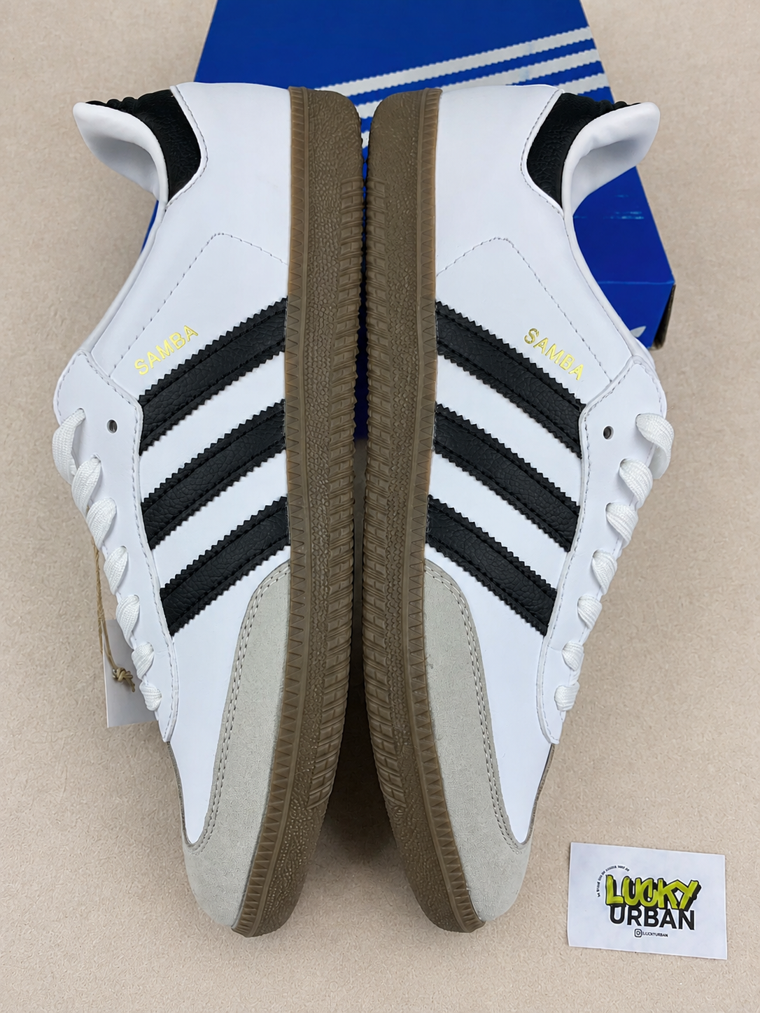 ADIDAS SAMBA BRANCO / PRETO