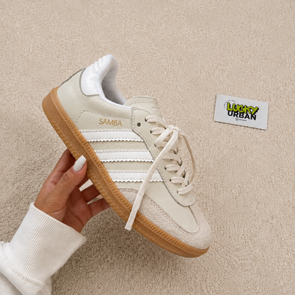 ADIDAS SAMBA BEGE / BRANCO