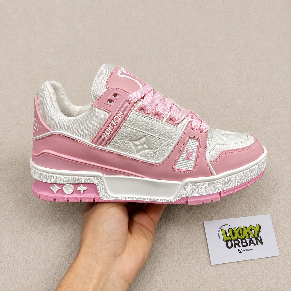 LOUIS VUITTON LV TRAINER COR-DE-ROSA