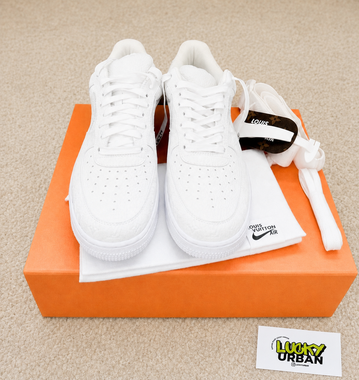 NIKE AIR FORCE 1 LOW LOUIS VUITTON BRANCO