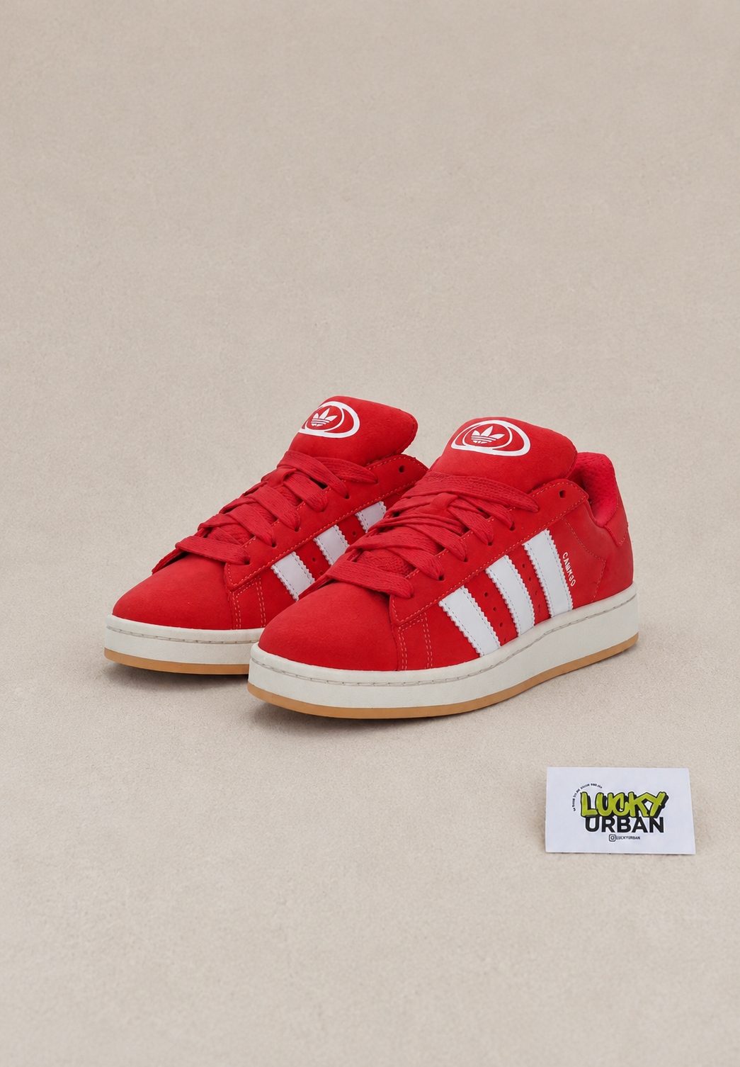ADIDAS CAMPUS VERMELHO / BRANCO