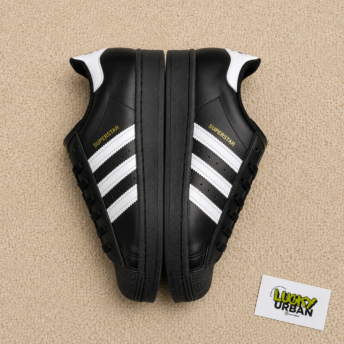 ADIDAS SUPERSTAR PRETO / BRANCO