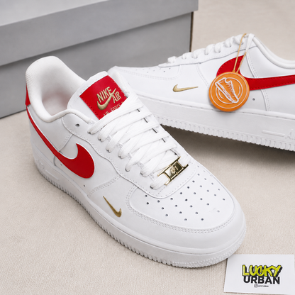 NIKE AIR FORCE 1 LOW BRANCO / VERMELHO