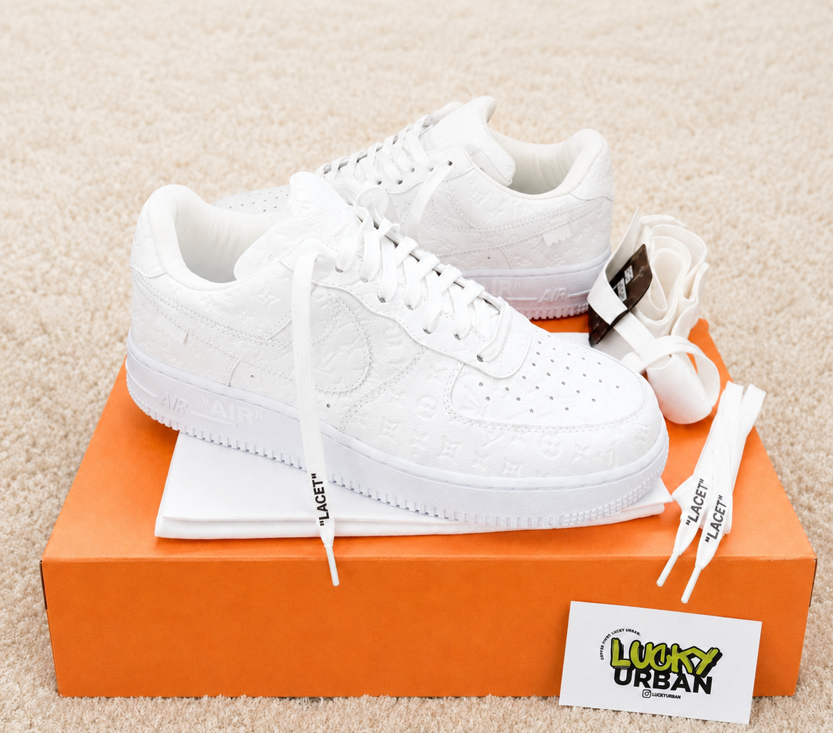 NIKE AIR FORCE 1 LOW LOUIS VUITTON BRANCO