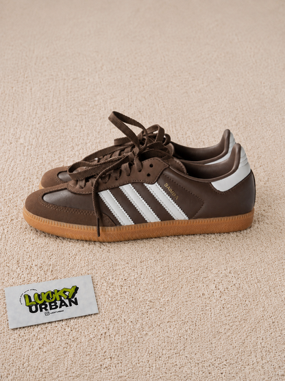 ADIDAS SAMBA CASTANHO / BRANCO