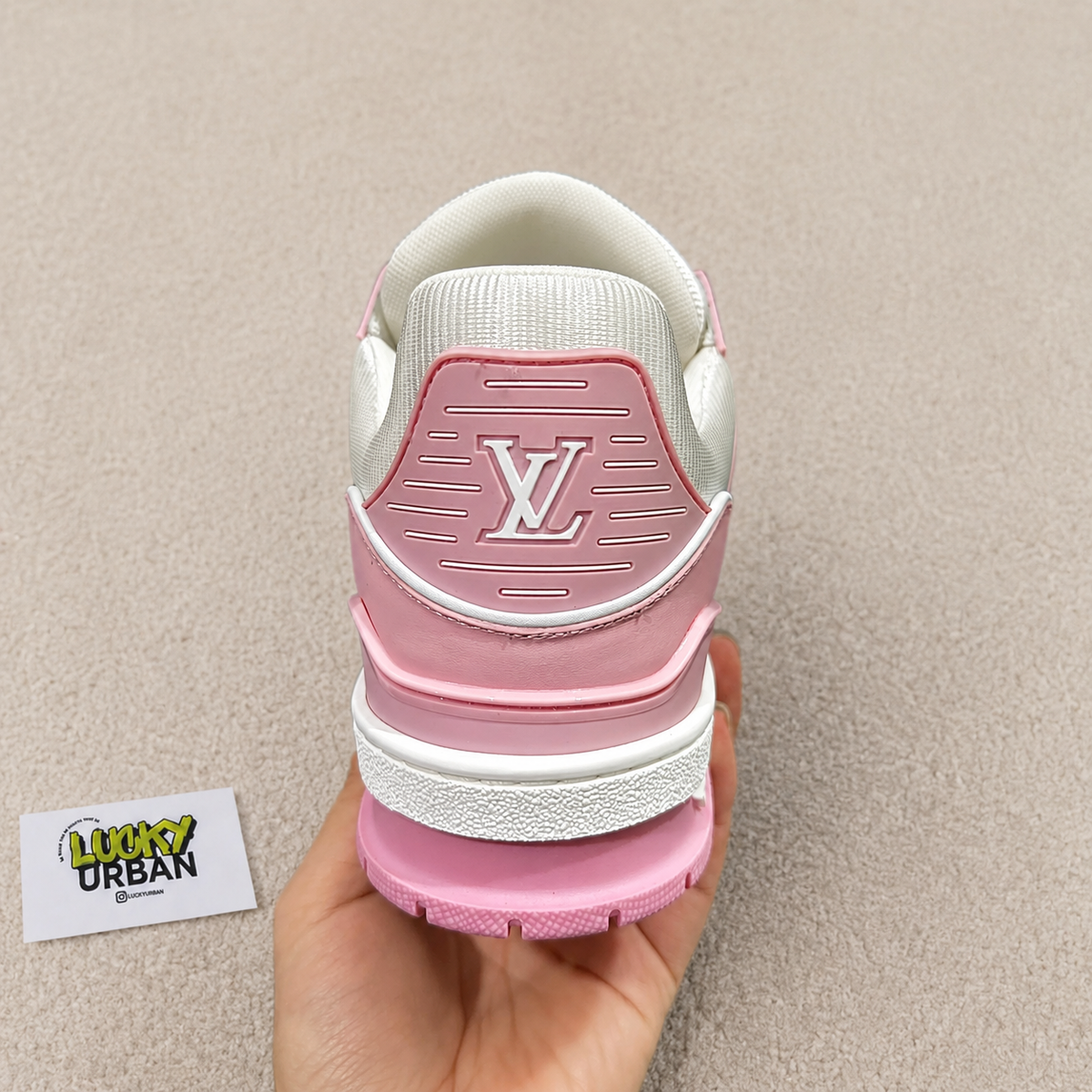 LOUIS VUITTON LV TRAINER COR-DE-ROSA