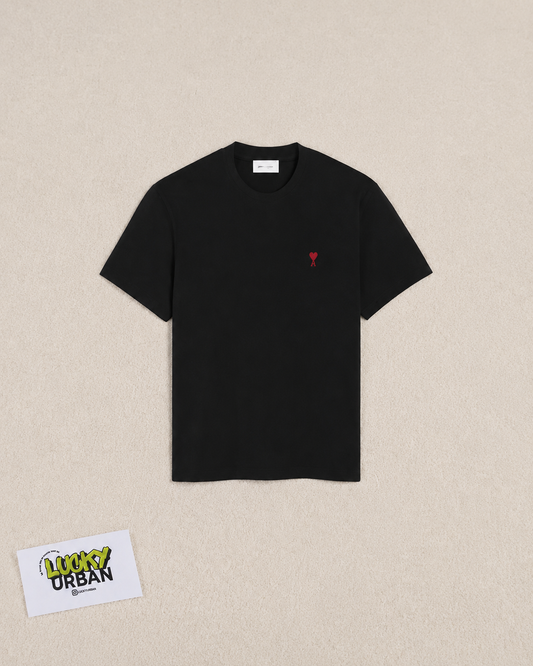 AMI T-SHIRT PRETA