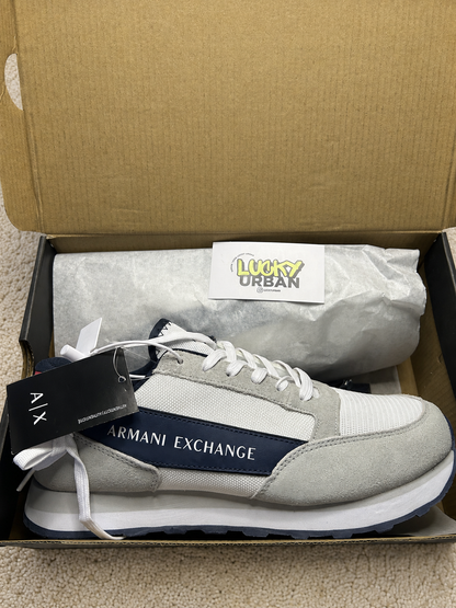 ARMANI EXCHANGE RUNNER BRANCO / AZUL / VERMELHO